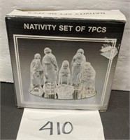 vintage Nativity set of 7pcs