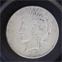 US Coins 1923-S Peace Silver Dollar, circulated