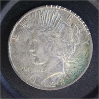 US Coins 1923 Peace Silver Dollar, circulated