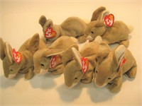 (6) Nibbly 1999 Ty Beanie Babies PE