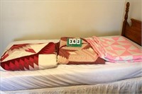 Trio Of Machine Made Quilts/Comforters