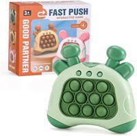 Green Deer Push Pop Game Toy