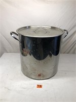 Stock Pot With Steamer Basket (13"H x 13"Dia)