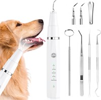 Dog Plaque Remover  Ultrasonic Cleaner (White)