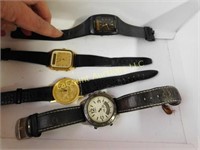 4 watches, 2 Timex, USA, .Casio