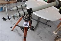 Sears Telescope Model #6335 with Accessories on