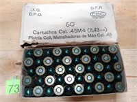 45 Cal Rnds 50ct