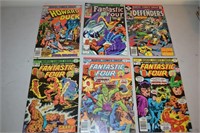 Six Various Marvel Comics