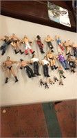 Lot of Wrestling Figurines Toys