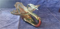 (1) Glass Swan Bowl