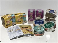 Assorted new sealed wet cat food