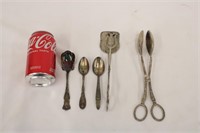 Serving Spoons & Tongs Silver Plate