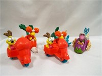 Fraggle Rock Vegetable Toy Cars McDonald's 1988