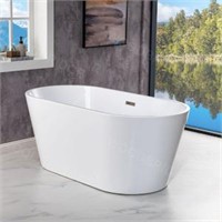 WOODBRIDGE 54 Acrylic Tub  Brushed Nickel