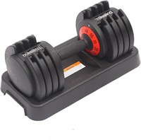 55LB 5 In 1 Adjustable Dumbbell  Anti-Slip