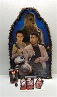 Star Wars- 3 Packs of Trading Cards  Puzzle