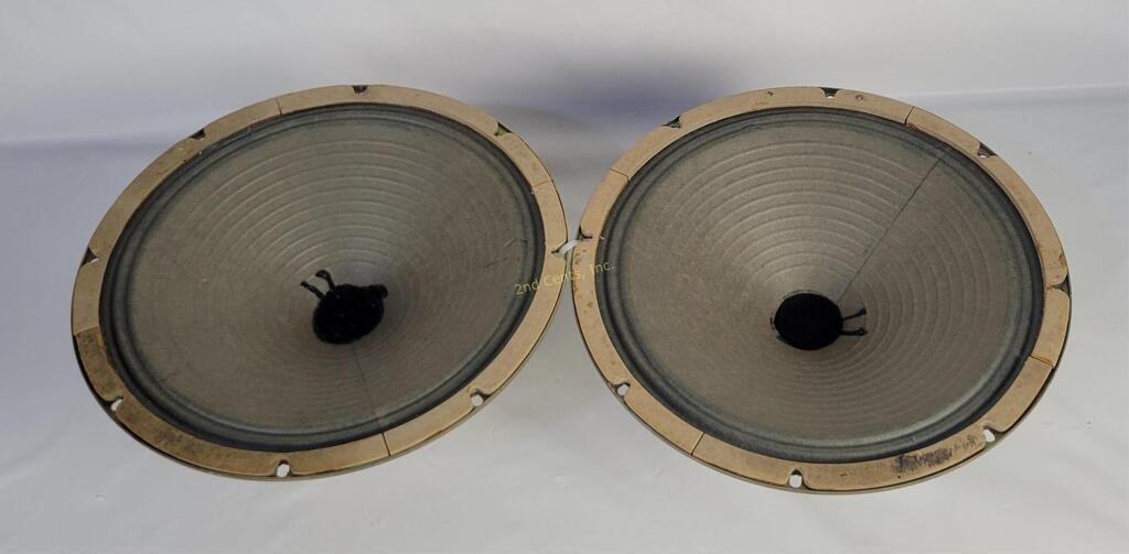 Pair Of Vtg 12" Speakers