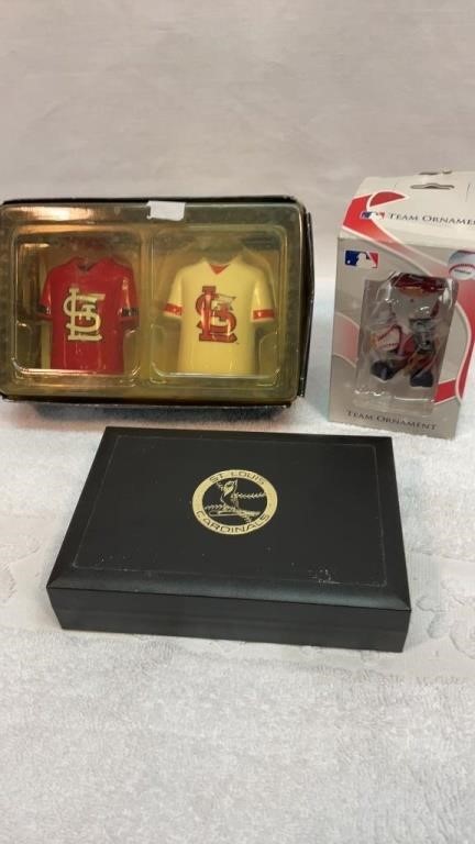 St. Louis Cardinals salt and pepper shakers, etc