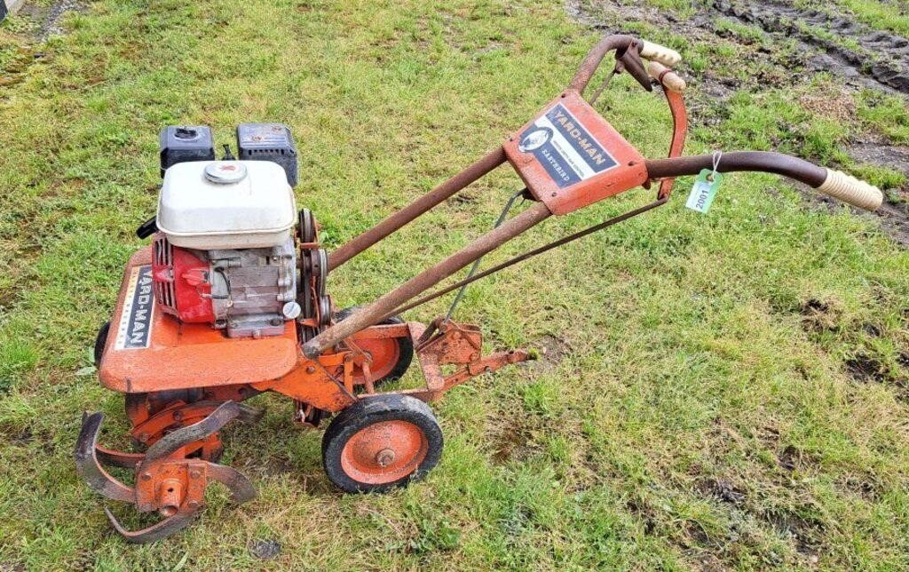 Yard-man RotoTiller with Honda GX120 engine. 18"