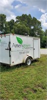 ENCLOSED TRAILER - WITH DROP DOWN DOOR AND SIDE DO
