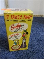 VINTAGE SCUFFY BOX & BOTTLE