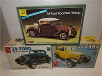 '32 Ford Coupe, '34 Ford Coupe & '34 Ford Roadster