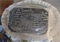Large Glass Platter