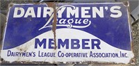 Vintage Dairymen's Member Sign