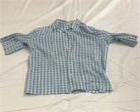 Vintage Sears, short sleeve button up size 18