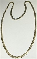 10KT YELLOW GOLD 10.90 GRS 22 INCH LINK CHAIN