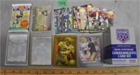 Assorted '90s football cards