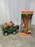 Gemmy motion activated deer singing truck and