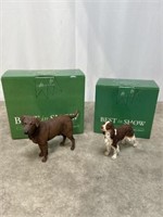 Best in show dog figurines with original boxes,