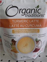 Organic Traditions Organic Turmeric Latte With Sag