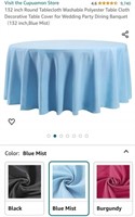 *New--Open Package*--Round Tablecloth--Retail $21
