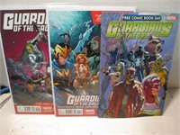 COMIC BOOKS - GUARDIANS OF THE GALAXY 3 Issues Lot
