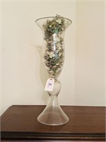 Tall Decorative Glass Vase