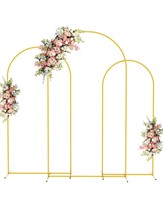 $117 Gold Arch Backdrop Stand Set of 3