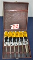 Stanley 6 to 25mm wood chisel set, outstanding