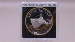2010 Premium Proof 92.5 Silver Dollar 100th