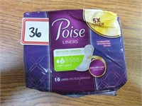 Poise Liners -New