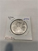 2022-W Silver Eagle Gem BU