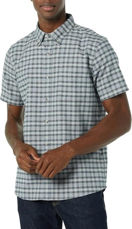 LARGE - Goodthreads Mens Slim-fit Short-Sleeve Str