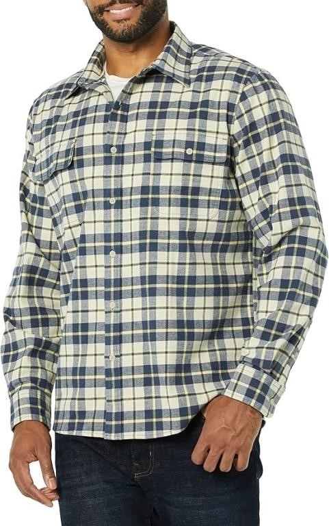 XXL - Goodthreads Men's Slim-Fit Long-Sleeve Stret