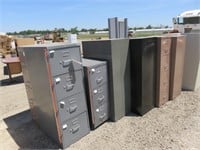 (7) Assorted Filing Cabinets