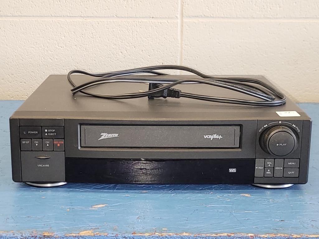 ZENITH VCR+ VIDEO RECORDER