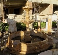 Marble Large Yellow Stone Fountain