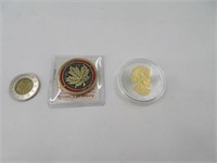 2 pièces commémorative Canada