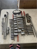 1/2"  driver and socket set