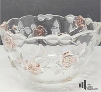 Rose Bowl/ Serving Glass Bowl